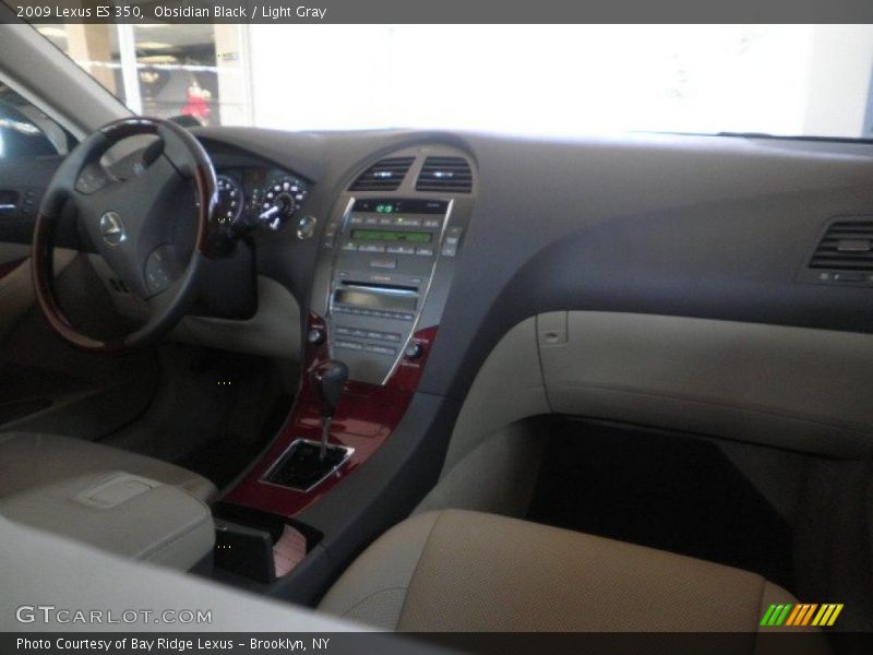 Obsidian Black / Light Gray 2009 Lexus ES 350