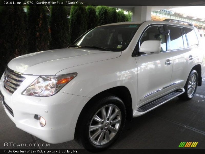 Starfire White Pearl / Dark Gray 2010 Lexus LX 570