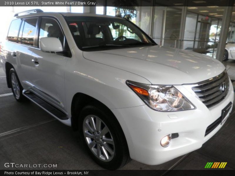 Starfire White Pearl / Dark Gray 2010 Lexus LX 570