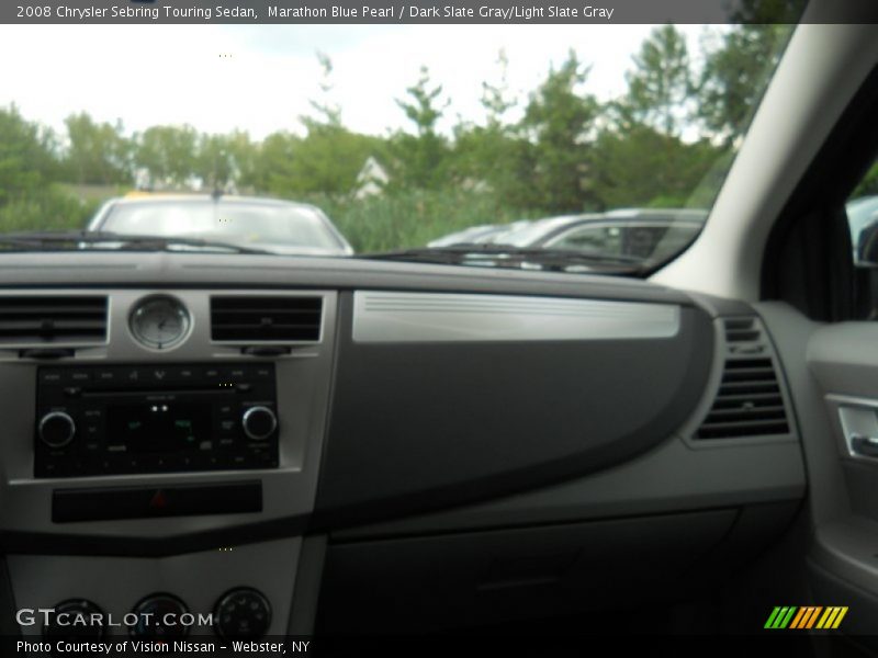 Marathon Blue Pearl / Dark Slate Gray/Light Slate Gray 2008 Chrysler Sebring Touring Sedan
