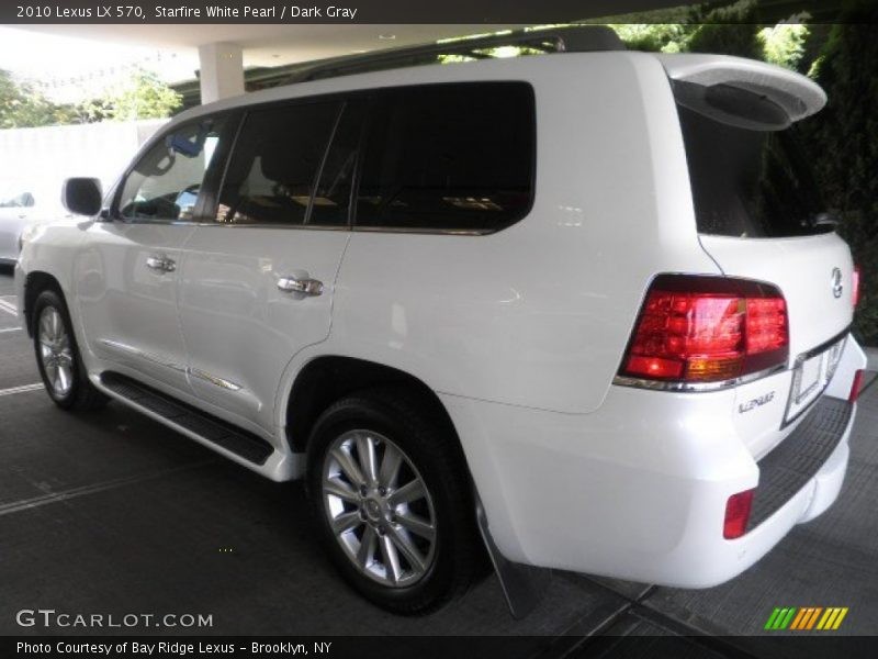 Starfire White Pearl / Dark Gray 2010 Lexus LX 570