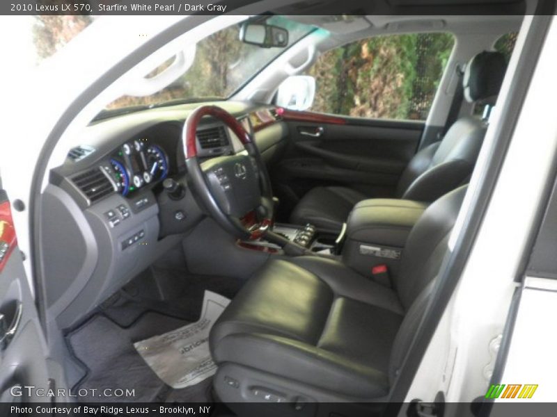 Starfire White Pearl / Dark Gray 2010 Lexus LX 570