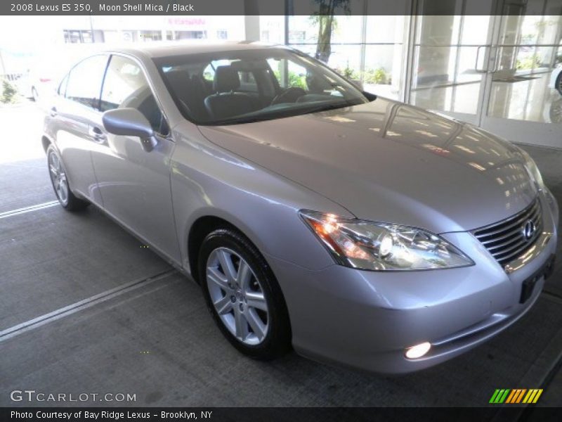 Moon Shell Mica / Black 2008 Lexus ES 350