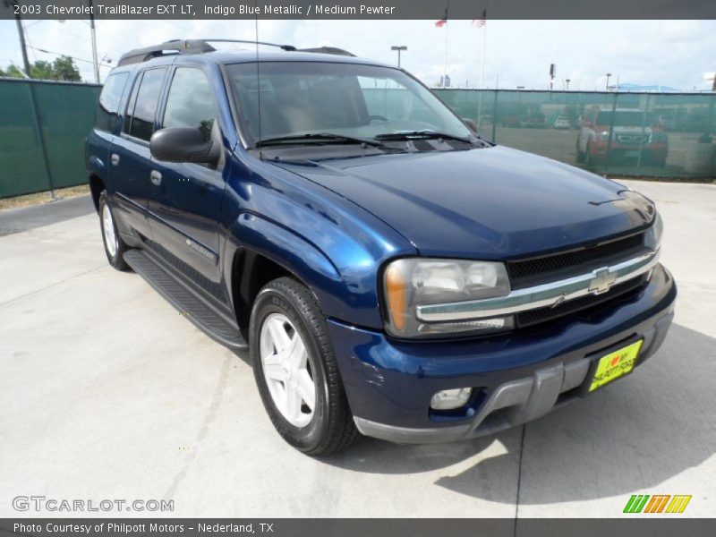 Indigo Blue Metallic / Medium Pewter 2003 Chevrolet TrailBlazer EXT LT