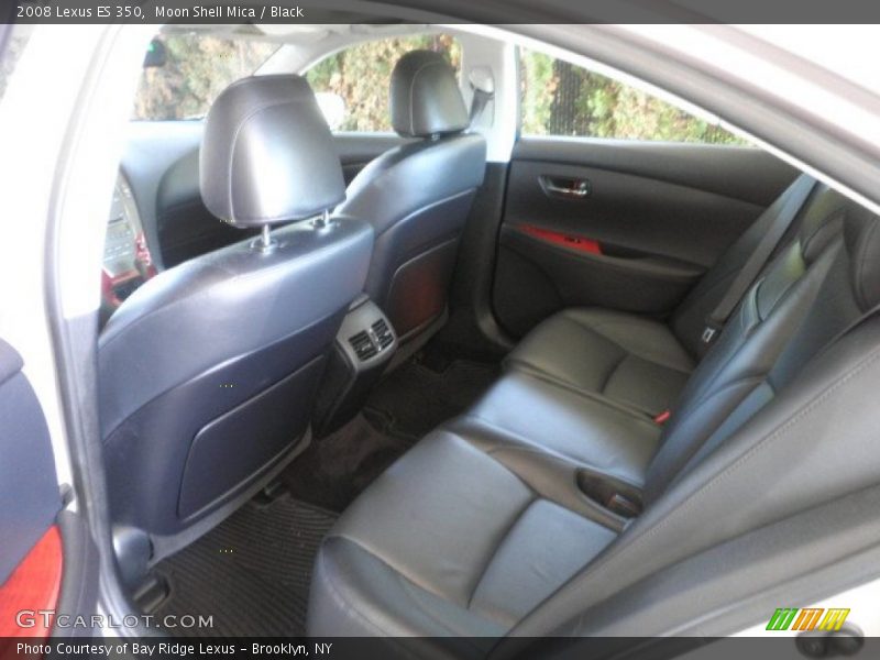Moon Shell Mica / Black 2008 Lexus ES 350