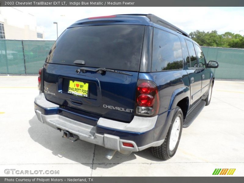 Indigo Blue Metallic / Medium Pewter 2003 Chevrolet TrailBlazer EXT LT