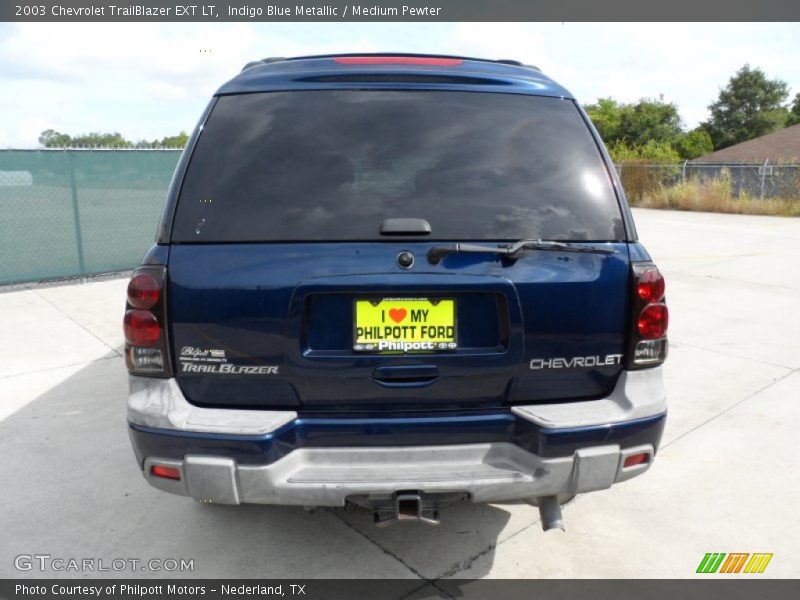 Indigo Blue Metallic / Medium Pewter 2003 Chevrolet TrailBlazer EXT LT