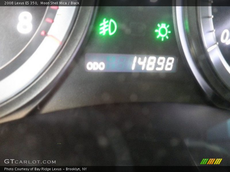 Moon Shell Mica / Black 2008 Lexus ES 350