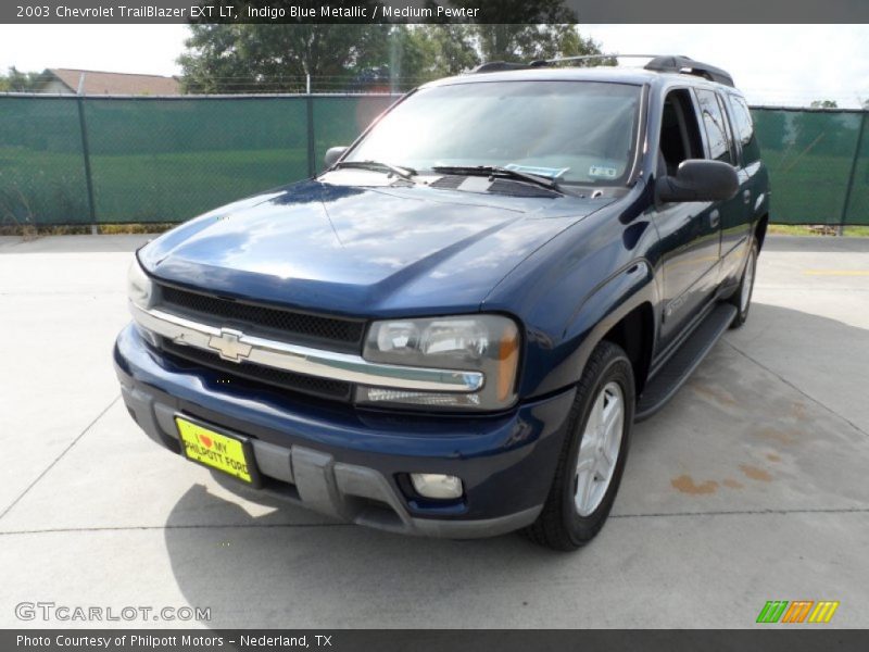 Indigo Blue Metallic / Medium Pewter 2003 Chevrolet TrailBlazer EXT LT