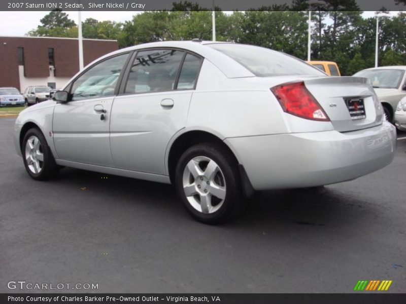 Silver Nickel / Gray 2007 Saturn ION 2 Sedan