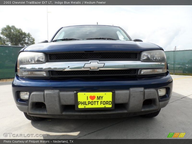 Indigo Blue Metallic / Medium Pewter 2003 Chevrolet TrailBlazer EXT LT