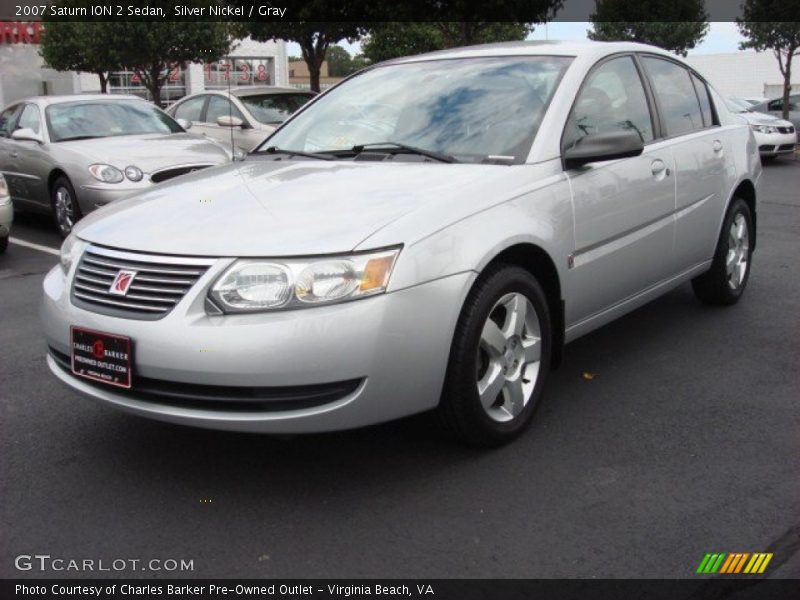 Silver Nickel / Gray 2007 Saturn ION 2 Sedan