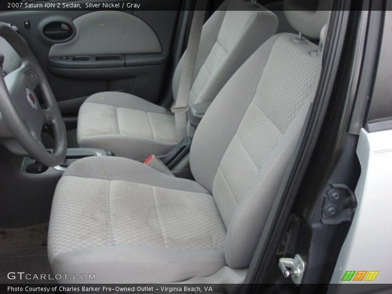 Silver Nickel / Gray 2007 Saturn ION 2 Sedan