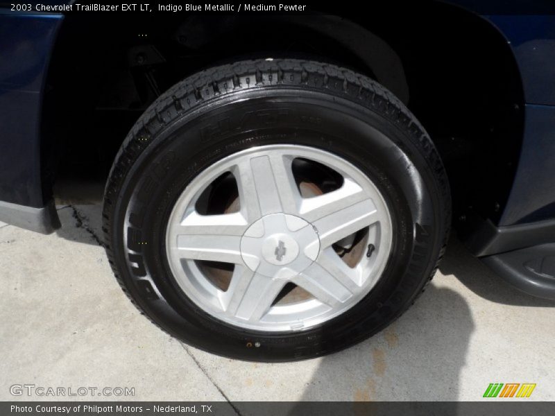 Indigo Blue Metallic / Medium Pewter 2003 Chevrolet TrailBlazer EXT LT