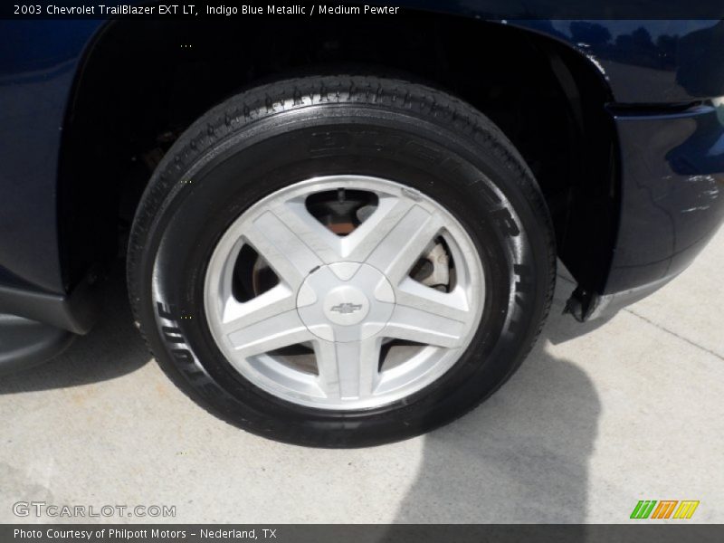 Indigo Blue Metallic / Medium Pewter 2003 Chevrolet TrailBlazer EXT LT