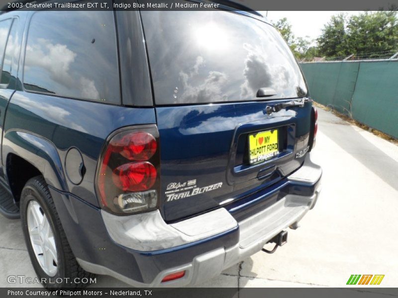 Indigo Blue Metallic / Medium Pewter 2003 Chevrolet TrailBlazer EXT LT