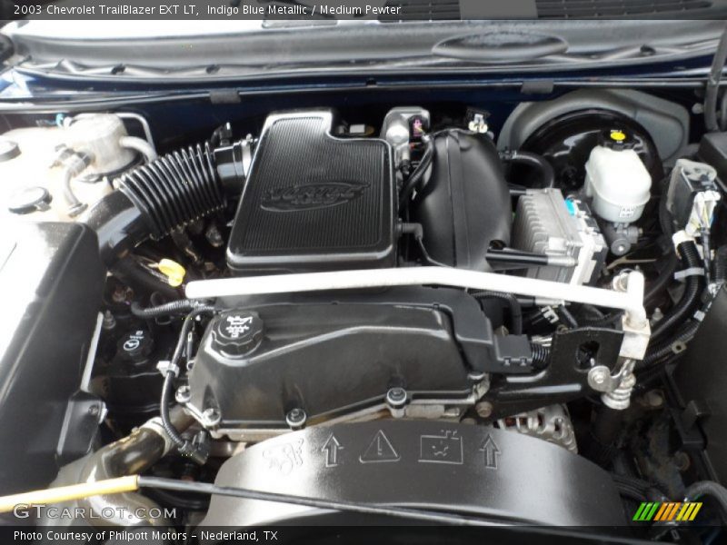 Indigo Blue Metallic / Medium Pewter 2003 Chevrolet TrailBlazer EXT LT