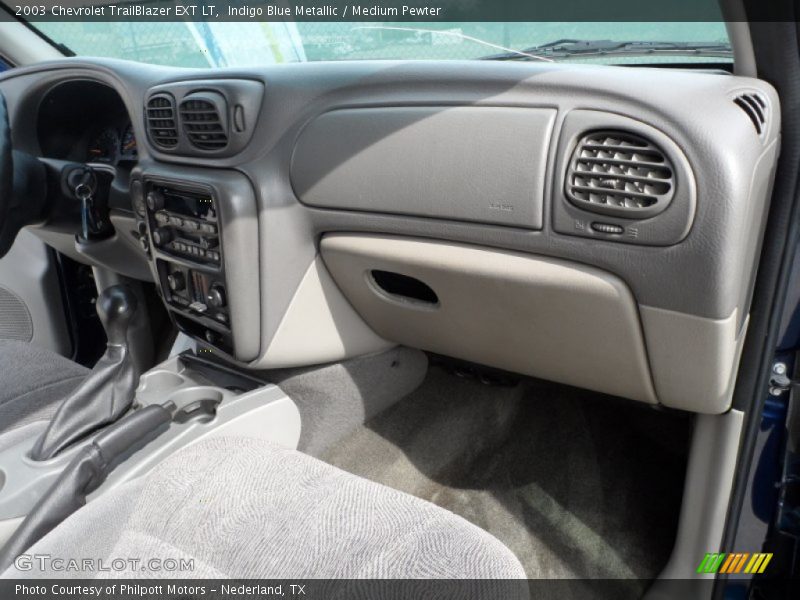Indigo Blue Metallic / Medium Pewter 2003 Chevrolet TrailBlazer EXT LT