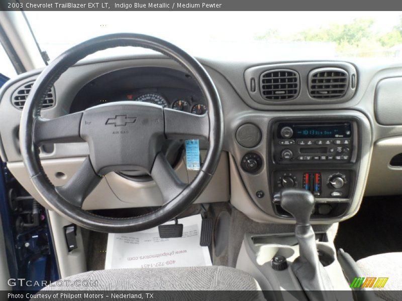 Indigo Blue Metallic / Medium Pewter 2003 Chevrolet TrailBlazer EXT LT