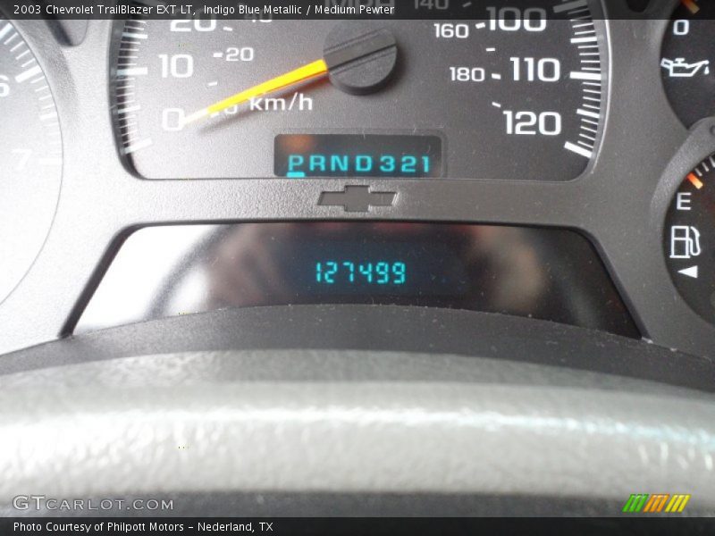 Indigo Blue Metallic / Medium Pewter 2003 Chevrolet TrailBlazer EXT LT