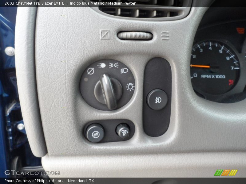 Indigo Blue Metallic / Medium Pewter 2003 Chevrolet TrailBlazer EXT LT