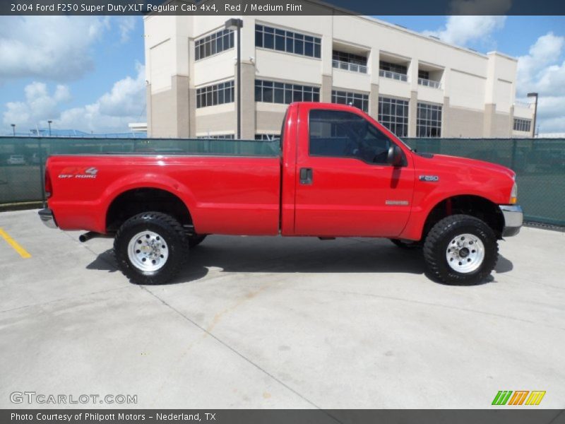  2004 F250 Super Duty XLT Regular Cab 4x4 Red