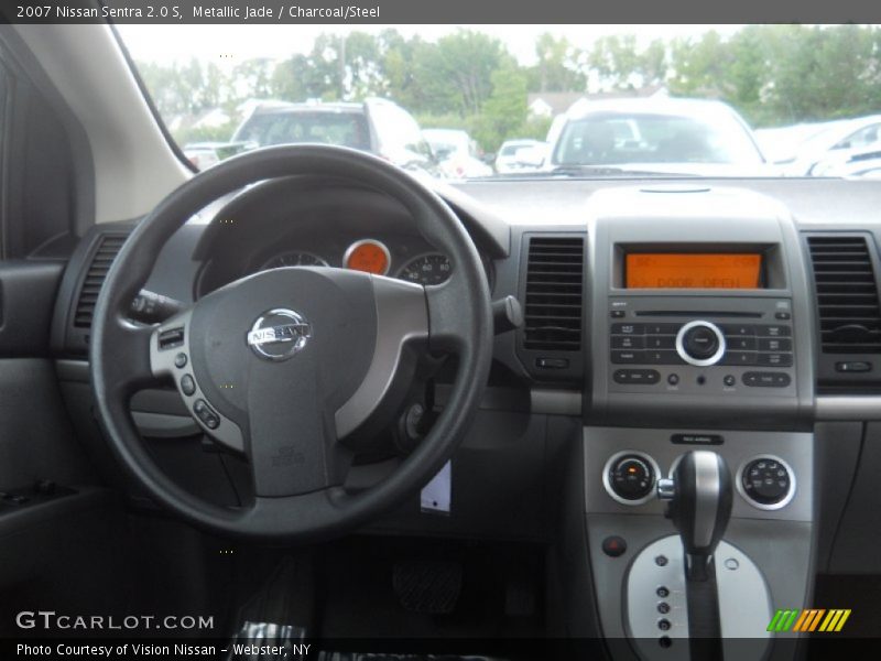 Metallic Jade / Charcoal/Steel 2007 Nissan Sentra 2.0 S