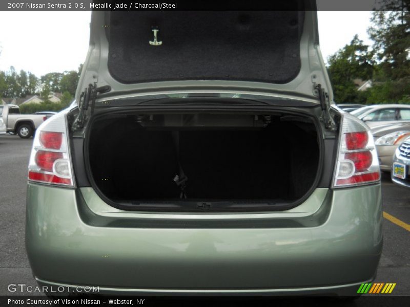 Metallic Jade / Charcoal/Steel 2007 Nissan Sentra 2.0 S