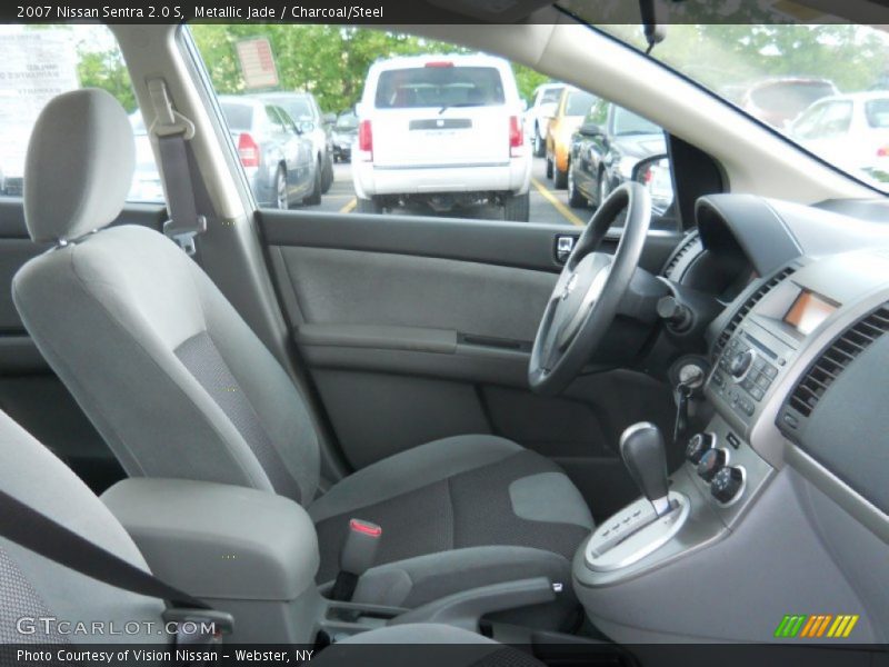 Metallic Jade / Charcoal/Steel 2007 Nissan Sentra 2.0 S