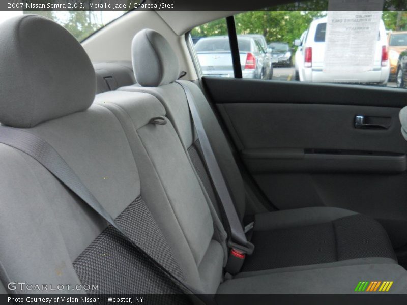 Metallic Jade / Charcoal/Steel 2007 Nissan Sentra 2.0 S