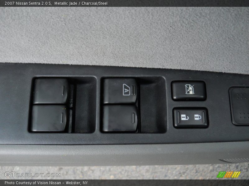 Metallic Jade / Charcoal/Steel 2007 Nissan Sentra 2.0 S