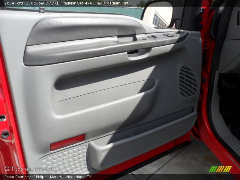 Red / Medium Flint 2004 Ford F250 Super Duty XLT Regular Cab 4x4
