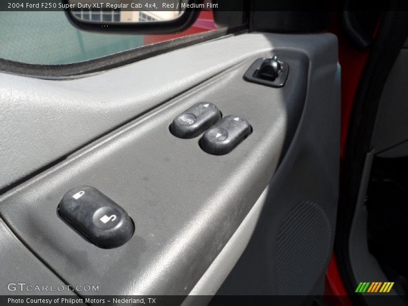 Red / Medium Flint 2004 Ford F250 Super Duty XLT Regular Cab 4x4
