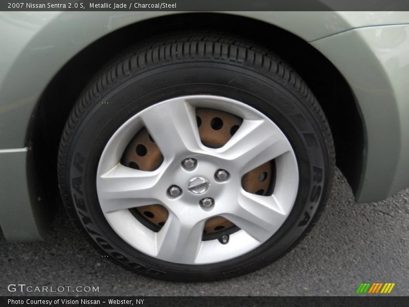 Metallic Jade / Charcoal/Steel 2007 Nissan Sentra 2.0 S