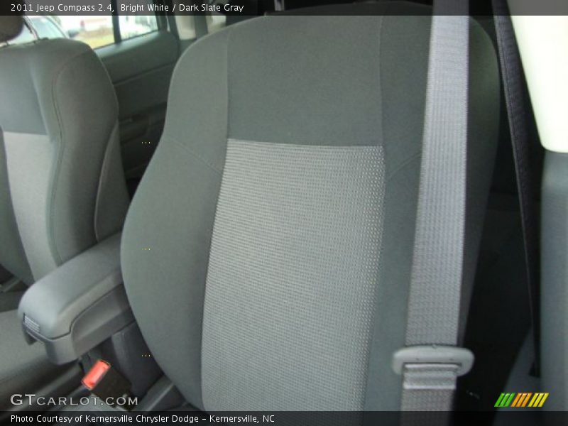 Bright White / Dark Slate Gray 2011 Jeep Compass 2.4