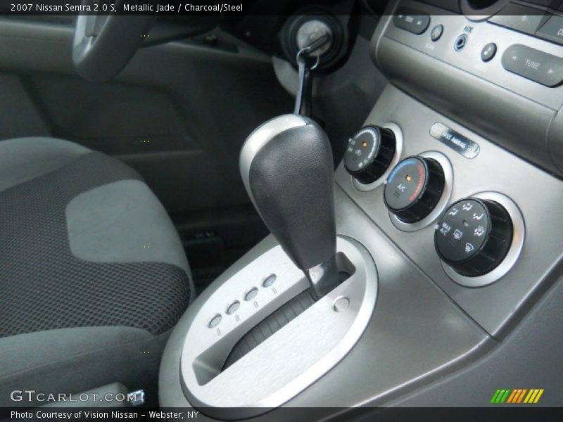 Metallic Jade / Charcoal/Steel 2007 Nissan Sentra 2.0 S