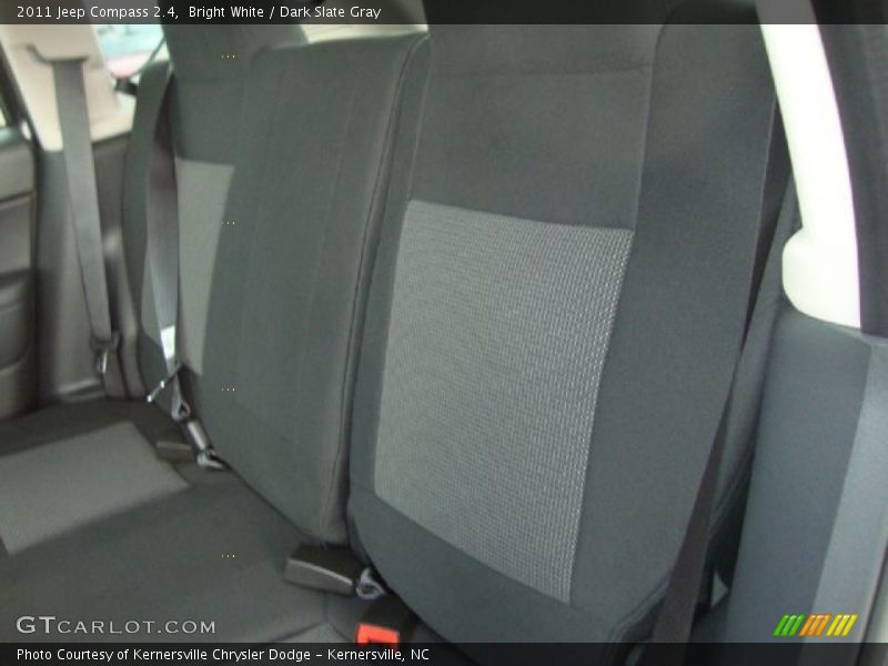 Bright White / Dark Slate Gray 2011 Jeep Compass 2.4