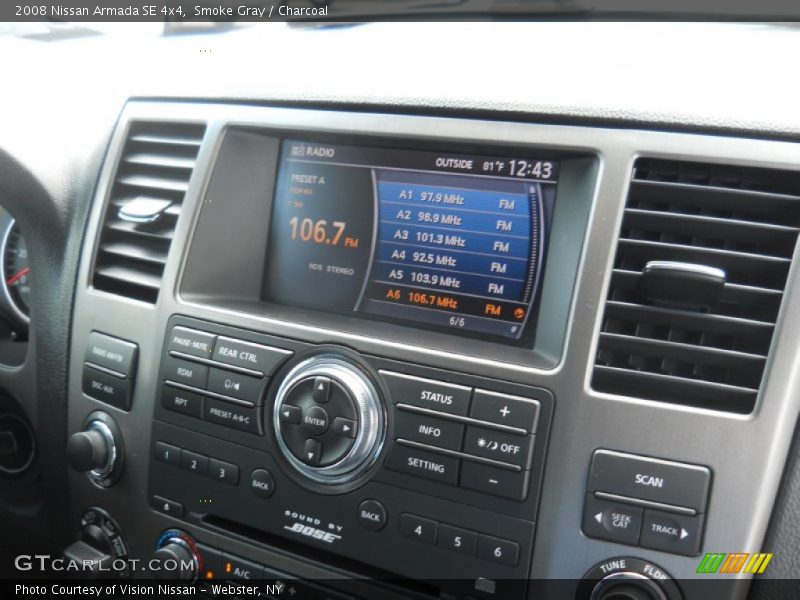 Smoke Gray / Charcoal 2008 Nissan Armada SE 4x4