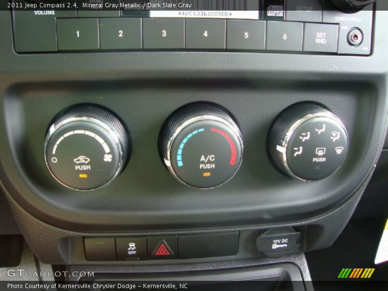 Mineral Gray Metallic / Dark Slate Gray 2011 Jeep Compass 2.4