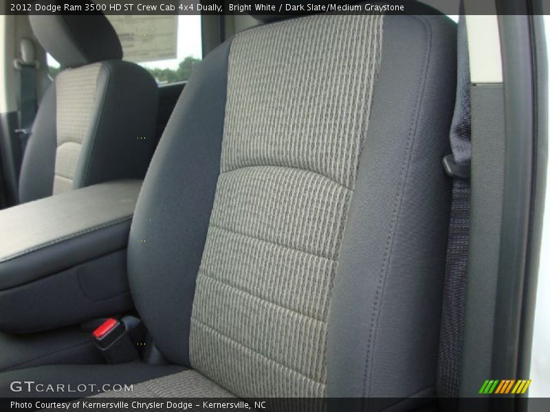 Bright White / Dark Slate/Medium Graystone 2012 Dodge Ram 3500 HD ST Crew Cab 4x4 Dually