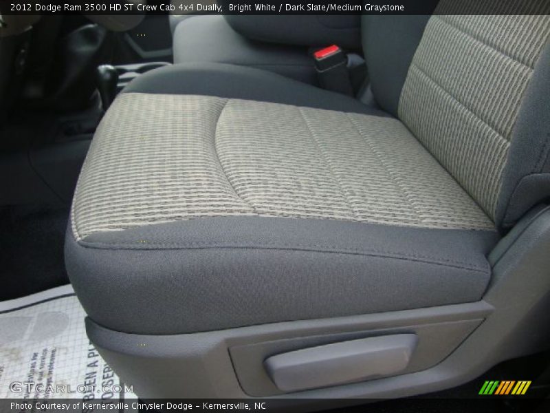 Bright White / Dark Slate/Medium Graystone 2012 Dodge Ram 3500 HD ST Crew Cab 4x4 Dually
