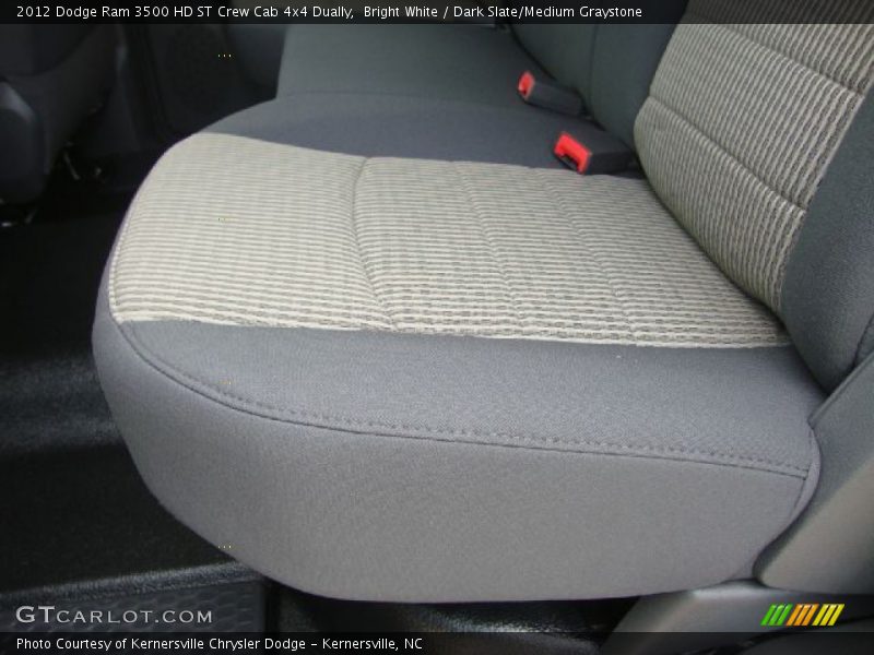 Bright White / Dark Slate/Medium Graystone 2012 Dodge Ram 3500 HD ST Crew Cab 4x4 Dually