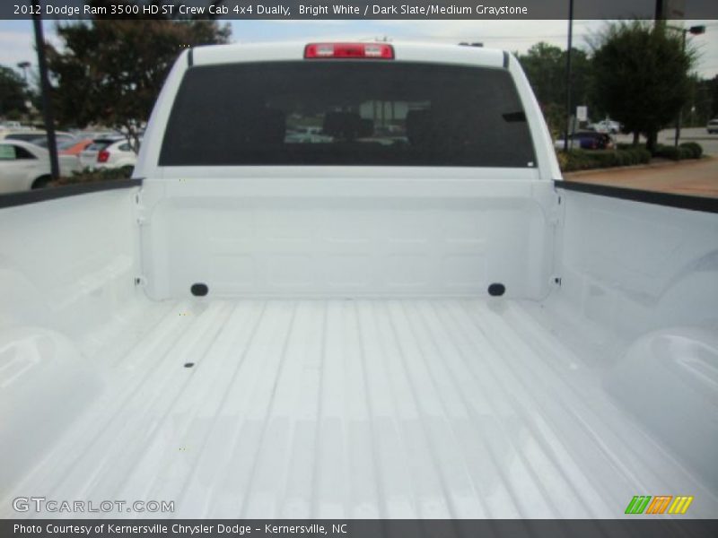 Bright White / Dark Slate/Medium Graystone 2012 Dodge Ram 3500 HD ST Crew Cab 4x4 Dually