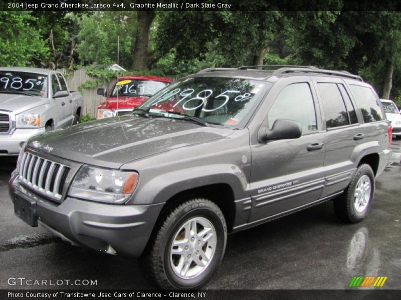 Graphite Metallic / Dark Slate Gray 2004 Jeep Grand Cherokee Laredo 4x4