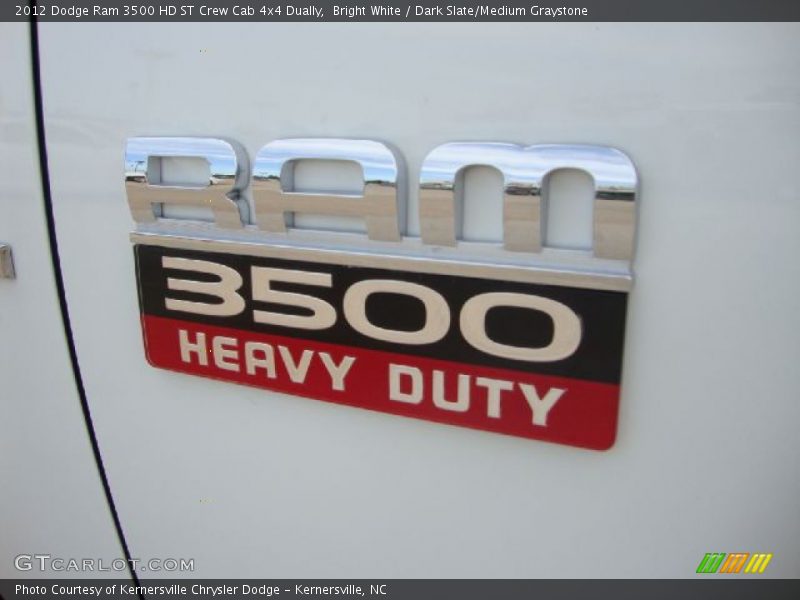  2012 Ram 3500 HD ST Crew Cab 4x4 Dually Logo