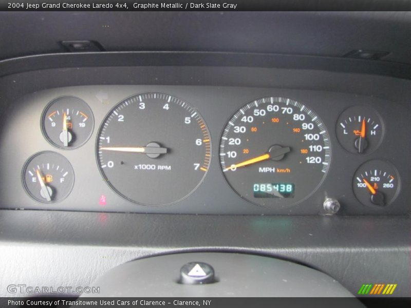 Graphite Metallic / Dark Slate Gray 2004 Jeep Grand Cherokee Laredo 4x4