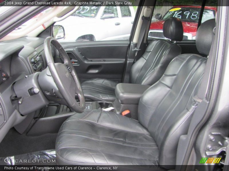 Graphite Metallic / Dark Slate Gray 2004 Jeep Grand Cherokee Laredo 4x4
