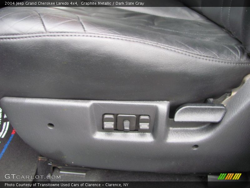 Graphite Metallic / Dark Slate Gray 2004 Jeep Grand Cherokee Laredo 4x4