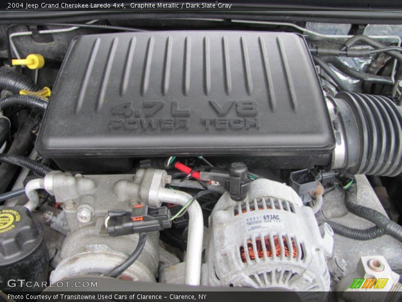 Graphite Metallic / Dark Slate Gray 2004 Jeep Grand Cherokee Laredo 4x4