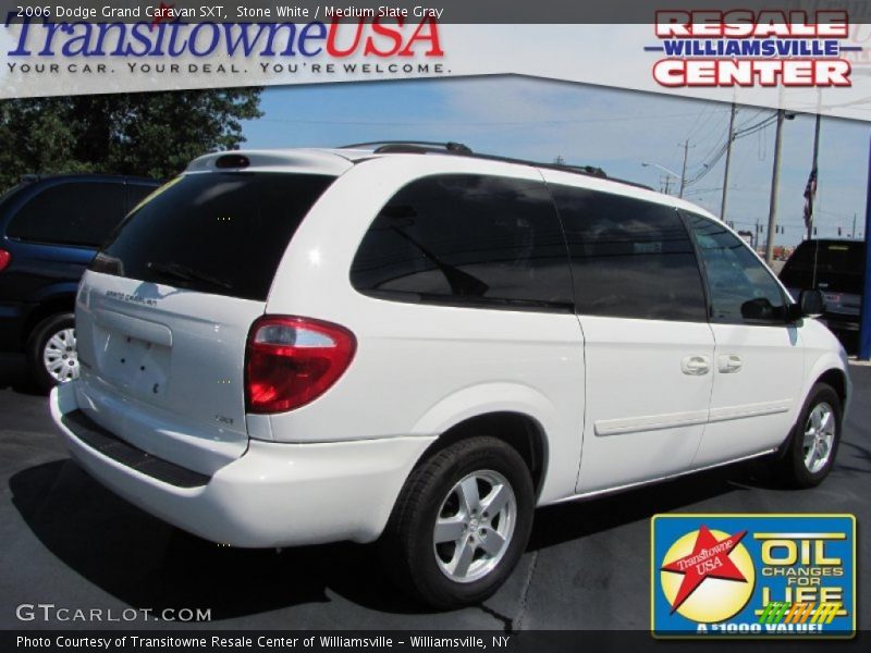 Stone White / Medium Slate Gray 2006 Dodge Grand Caravan SXT